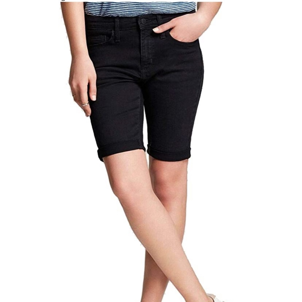 Universal Thread High-rise Roll Cuff Bermuda Short
